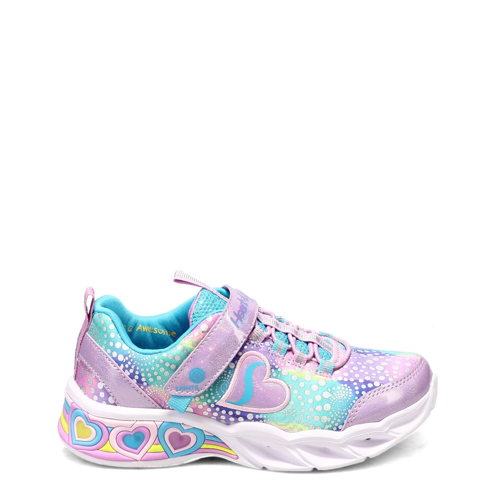 Girl's Skechers, S Lights: Sweetheart Lights Sneaker - Little Kid 2 Girl's Skechers, S Lights: Sweetheart Lights Sneaker - Little Kid - Image 2