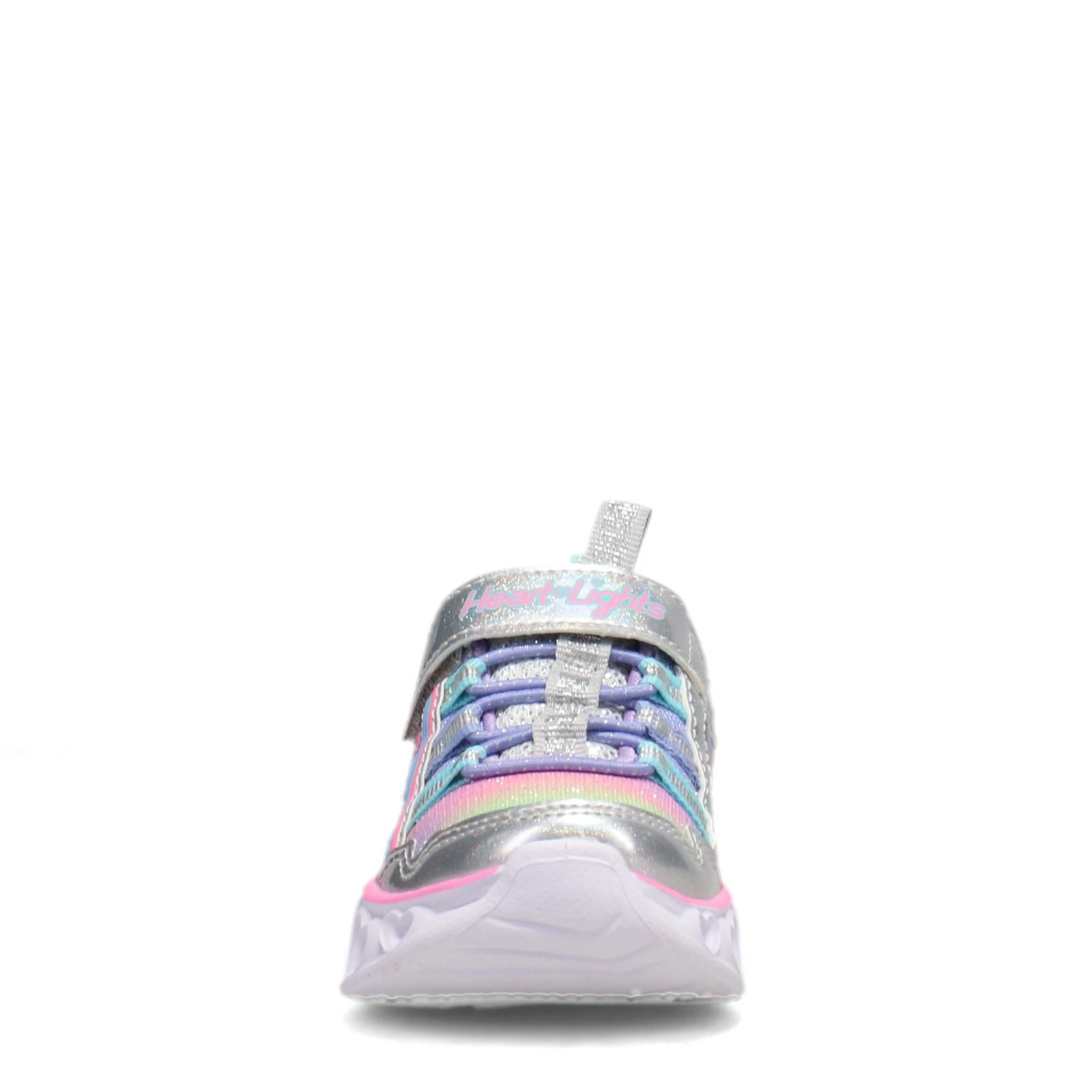 Girl's Skechers, S Lights: Heart Lights - Rainbow Lux Sneaker - Toddler 3 Girl's Skechers, S Lights: Heart Lights - Rainbow Lux Sneaker - Toddler - Image 3