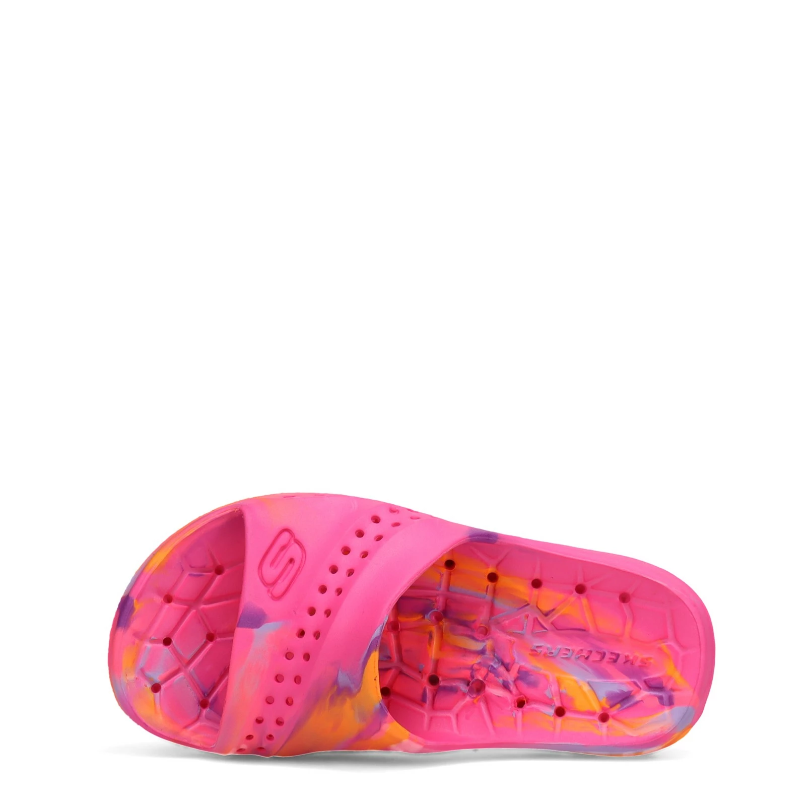 Girl's Skechers, Hogan Color Splashed Slide Sandals 5 Girl's Skechers, Hogan Color Splashed Slide Sandals - Image 5