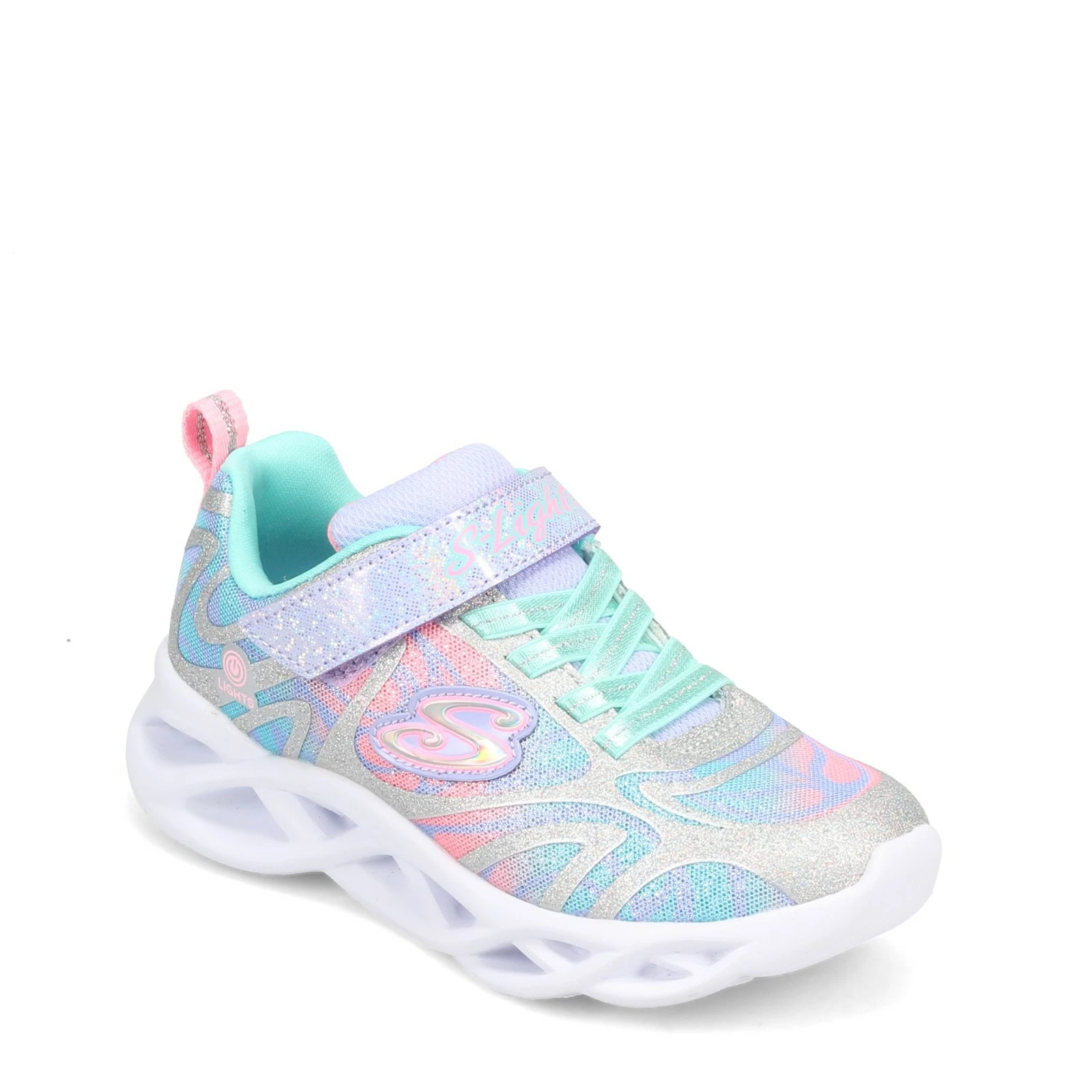 Girl's Skechers, S Lights: Twisty Brights - Dazzle Flash Sneaker - Little Kid 1 Girl's Skechers, S Lights: Twisty Brights - Dazzle Flash Sneaker - Little Kid