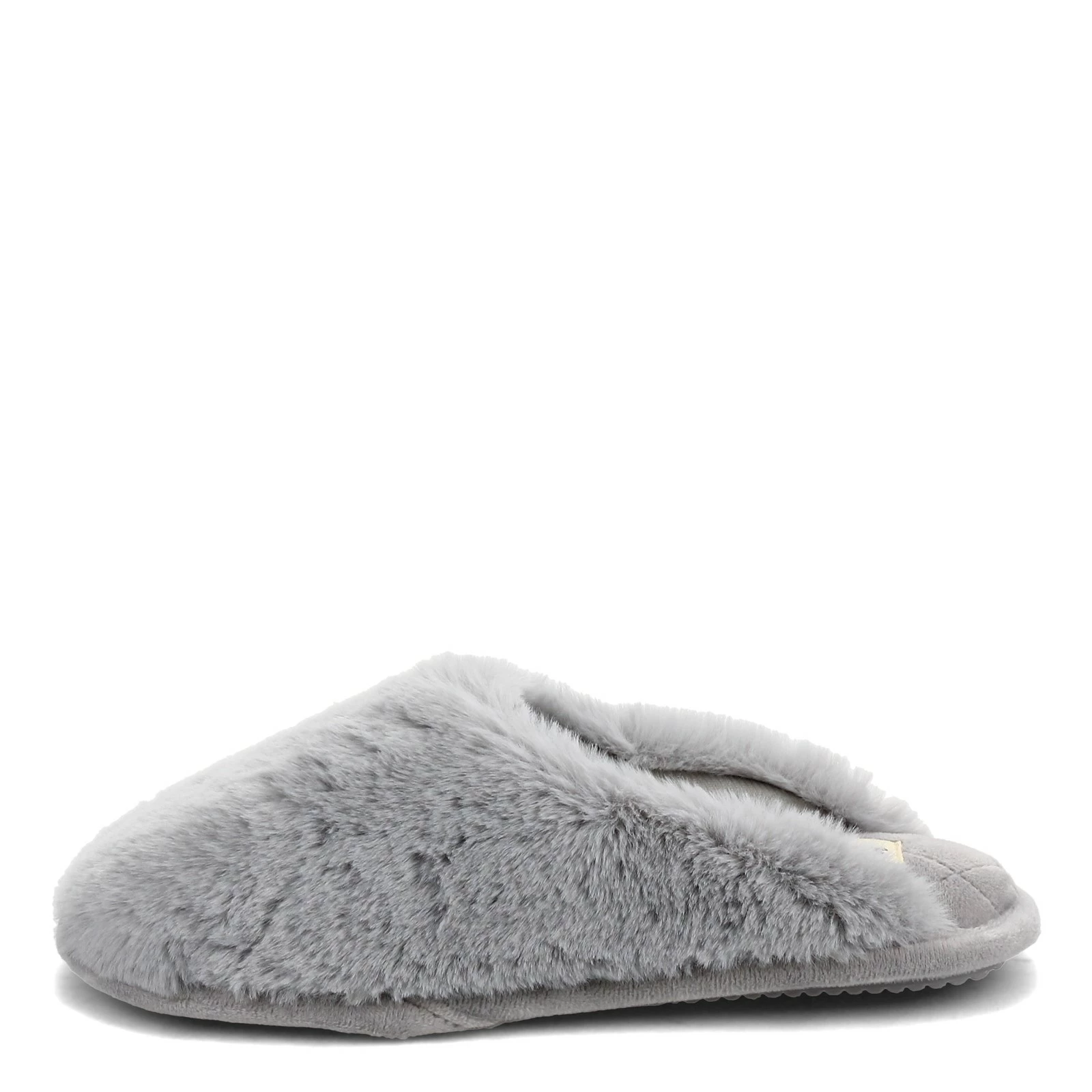 Women's Dearfoams, Bailey Plush Furry Scuff Slipper 4 Women's Dearfoams, Bailey Plush Furry Scuff Slipper - Image 4