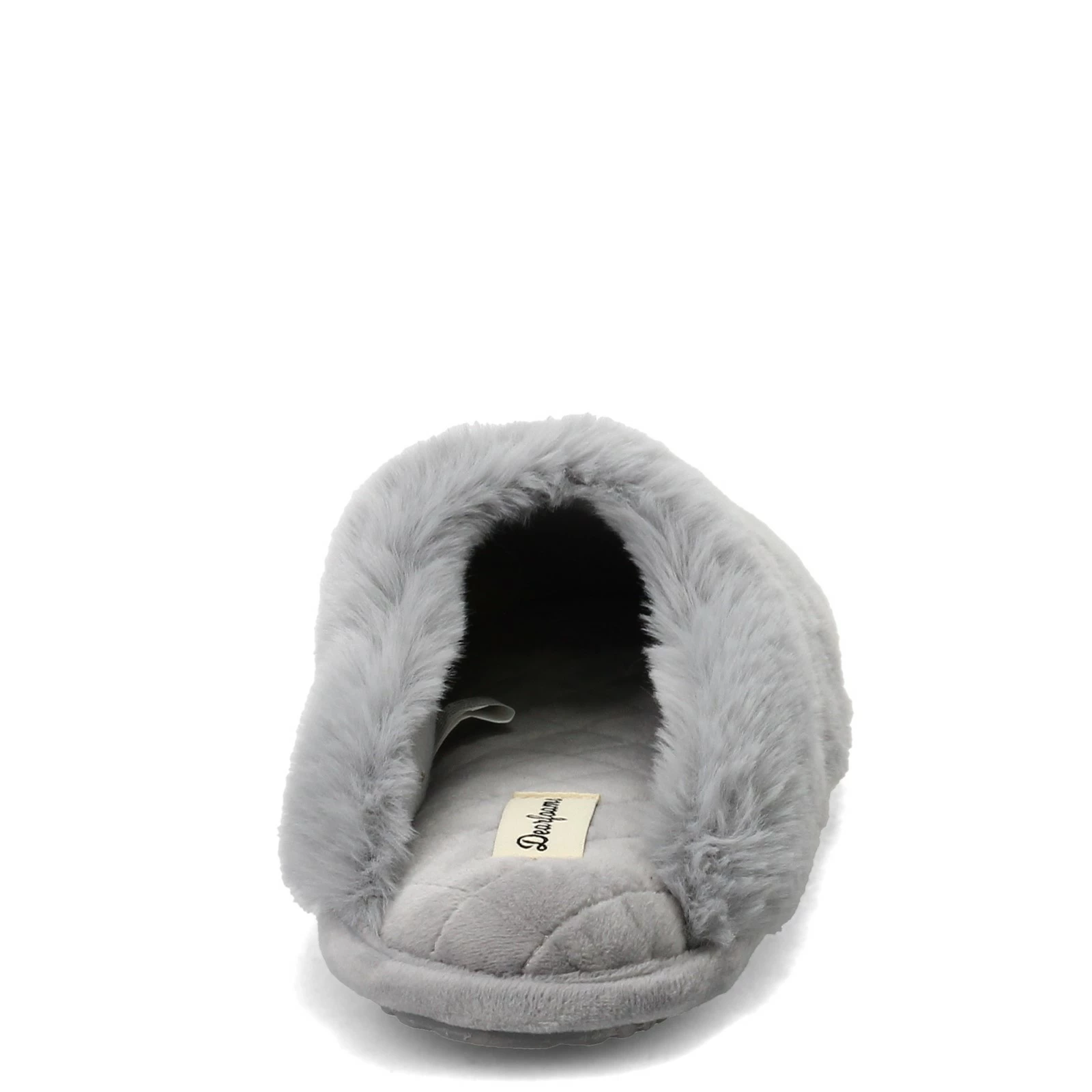 Women's Dearfoams, Bailey Plush Furry Scuff Slipper 5 Women's Dearfoams, Bailey Plush Furry Scuff Slipper - Image 5