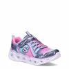 Girl's Skechers, S Lights: Heart Lights - Rainbow Lux Sneaker - Little Kid