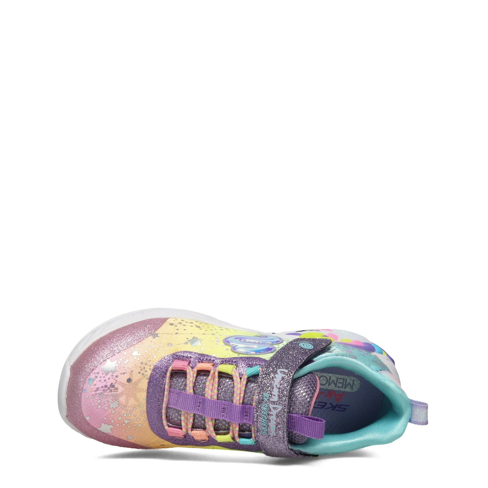 Girl's Skechers, S Lights: Unicorn Dreams Sneaker - Little Kid 6 Girl's Skechers, S Lights: Unicorn Dreams Sneaker - Little Kid - Image 6