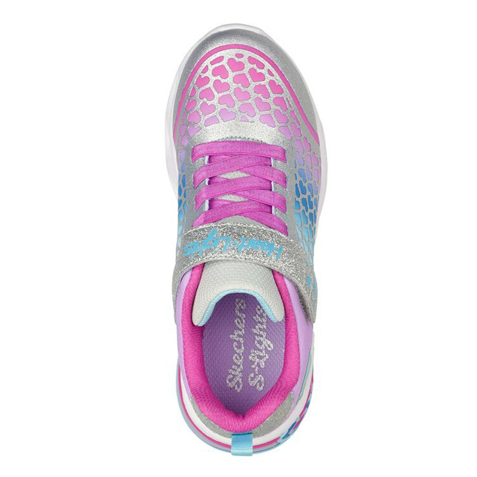 Girl's Skechers, Heart Lights: Sweetheart Lights - Lovely Colors Sneaker - Little Kid 4 Girl's Skechers, Heart Lights: Sweetheart Lights - Lovely Colors Sneaker - Little Kid - Image 4