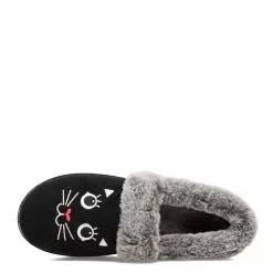 Women's Skechers, BOBS Too Cozy - Meow Pajamas Slipper - Wide Width -Shoes Sales Store 1 2304951 ZM 5
