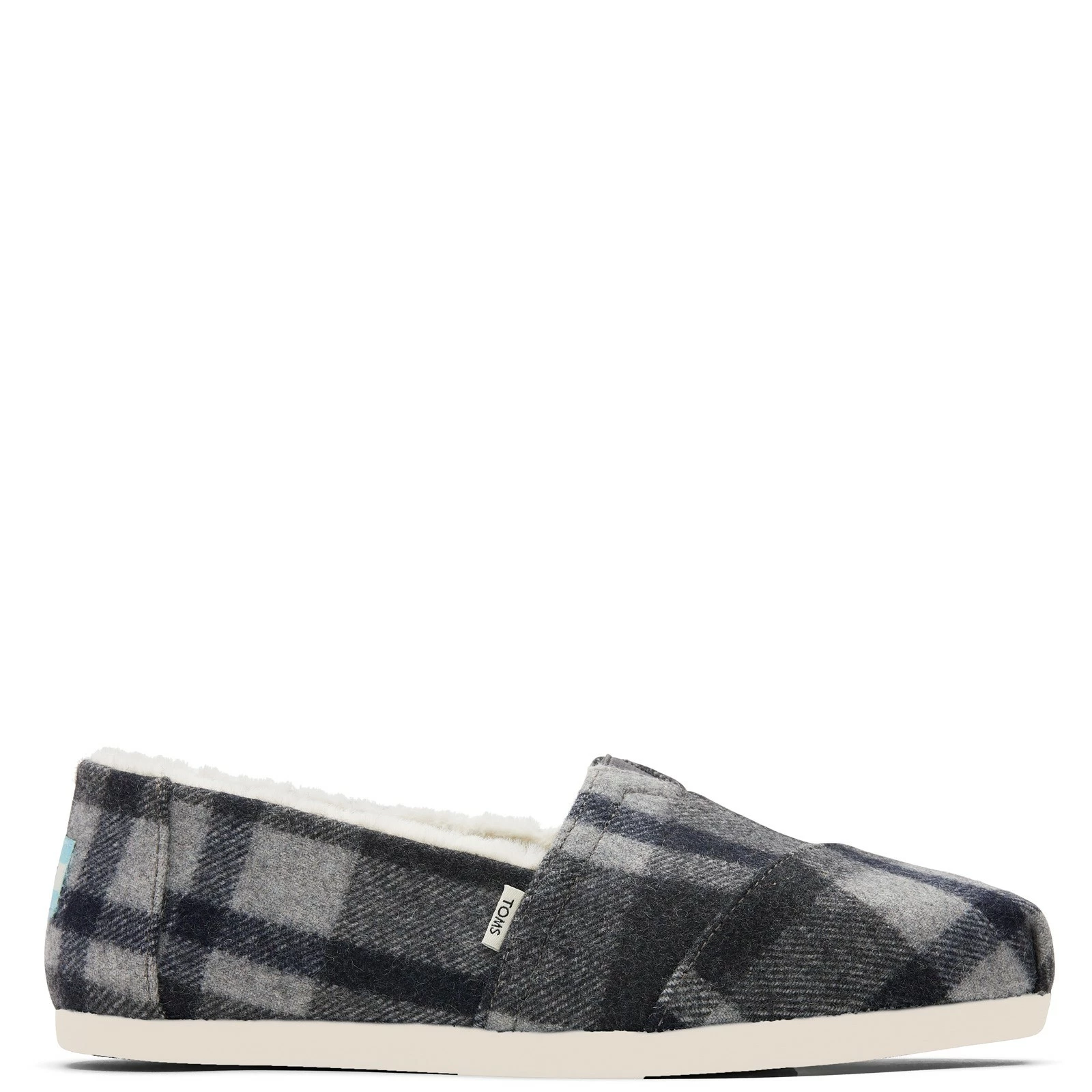 Women's Toms, Alpargata Plaid Slip-On 2 Women's Toms, Alpargata Plaid Slip-On - Image 2