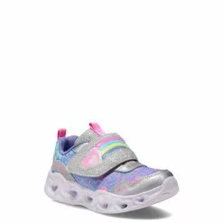 Girl's Skechers, S Lights: Heart Lights - Lovie Dovie Sneaker - Toddler