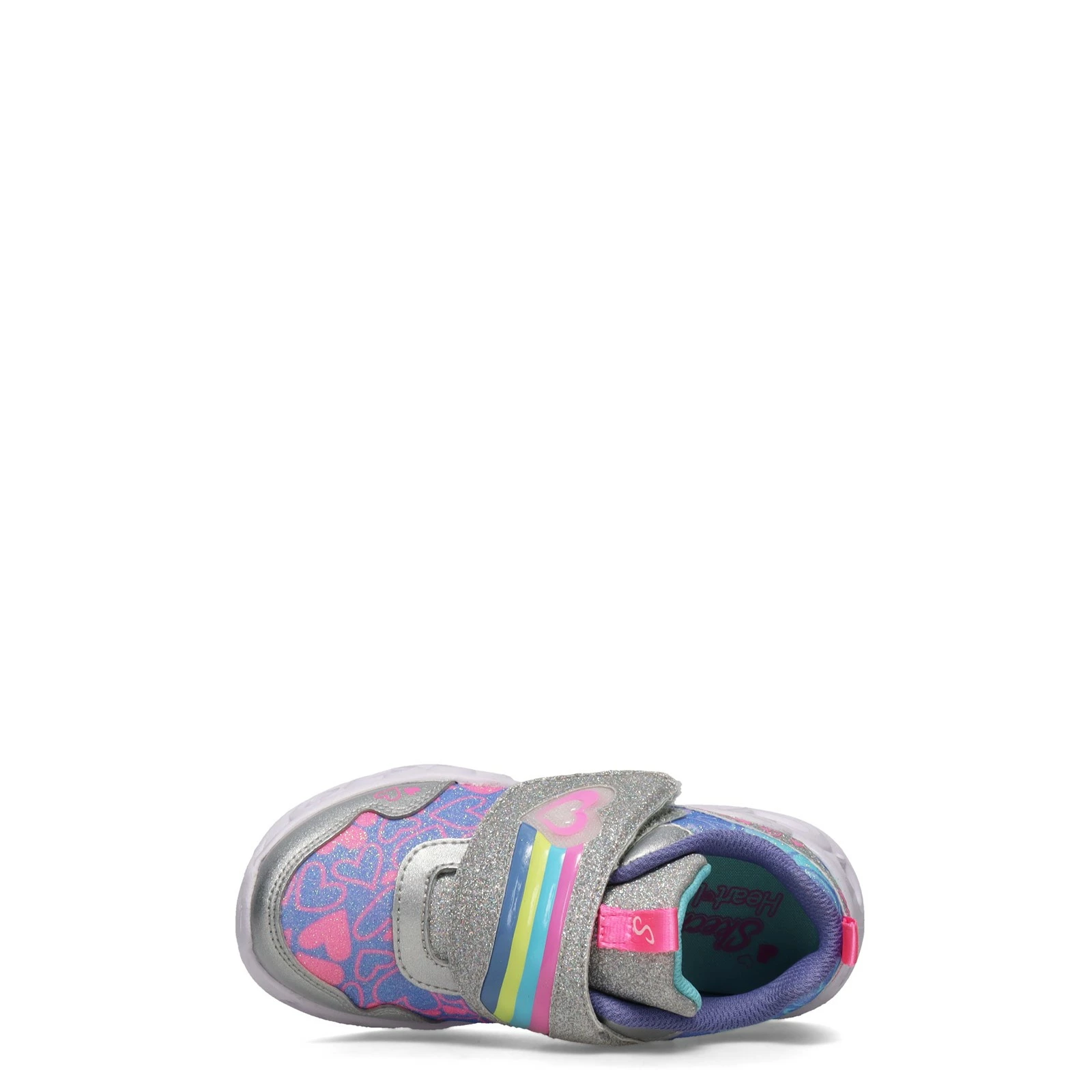 Girl's Skechers, S Lights: Heart Lights - Lovie Dovie Sneaker - Toddler 6 Girl's Skechers, S Lights: Heart Lights - Lovie Dovie Sneaker - Toddler - Image 6