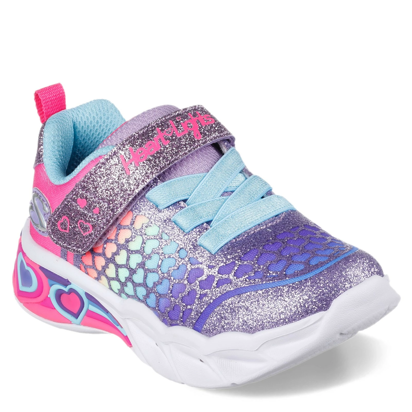 Girl's Skechers, Heart Lights: Sweetheart Lights - Lovely Colors Sneaker - Toddler 1 Girl's Skechers, Heart Lights: Sweetheart Lights - Lovely Colors Sneaker - Toddler