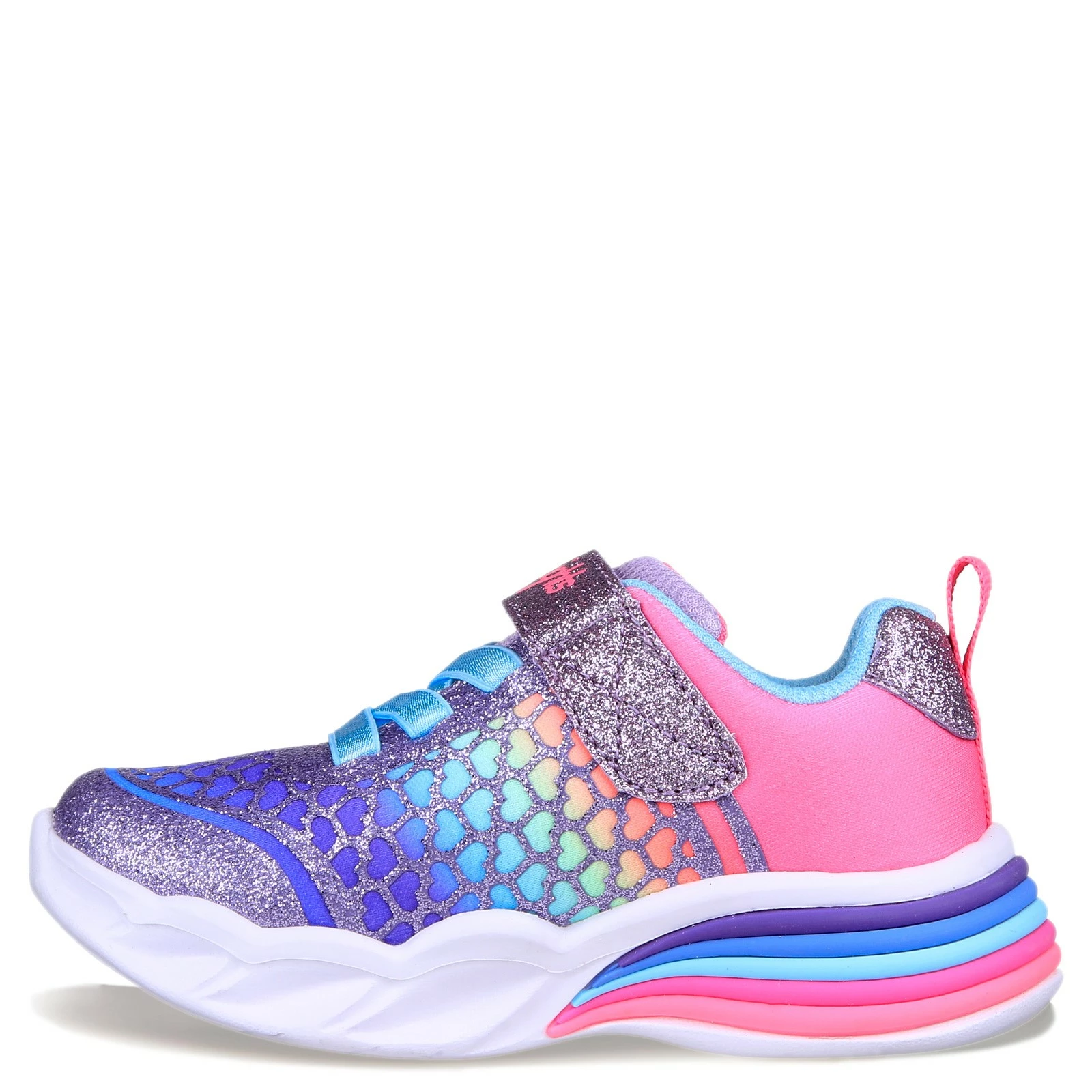 Girl's Skechers, Heart Lights: Sweetheart Lights - Lovely Colors Sneaker - Toddler 3 Girl's Skechers, Heart Lights: Sweetheart Lights - Lovely Colors Sneaker - Toddler - Image 3