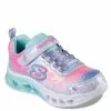 Girl's Skechers, Flutter Heart Lights - Simply Love Sneaker - Little Kid