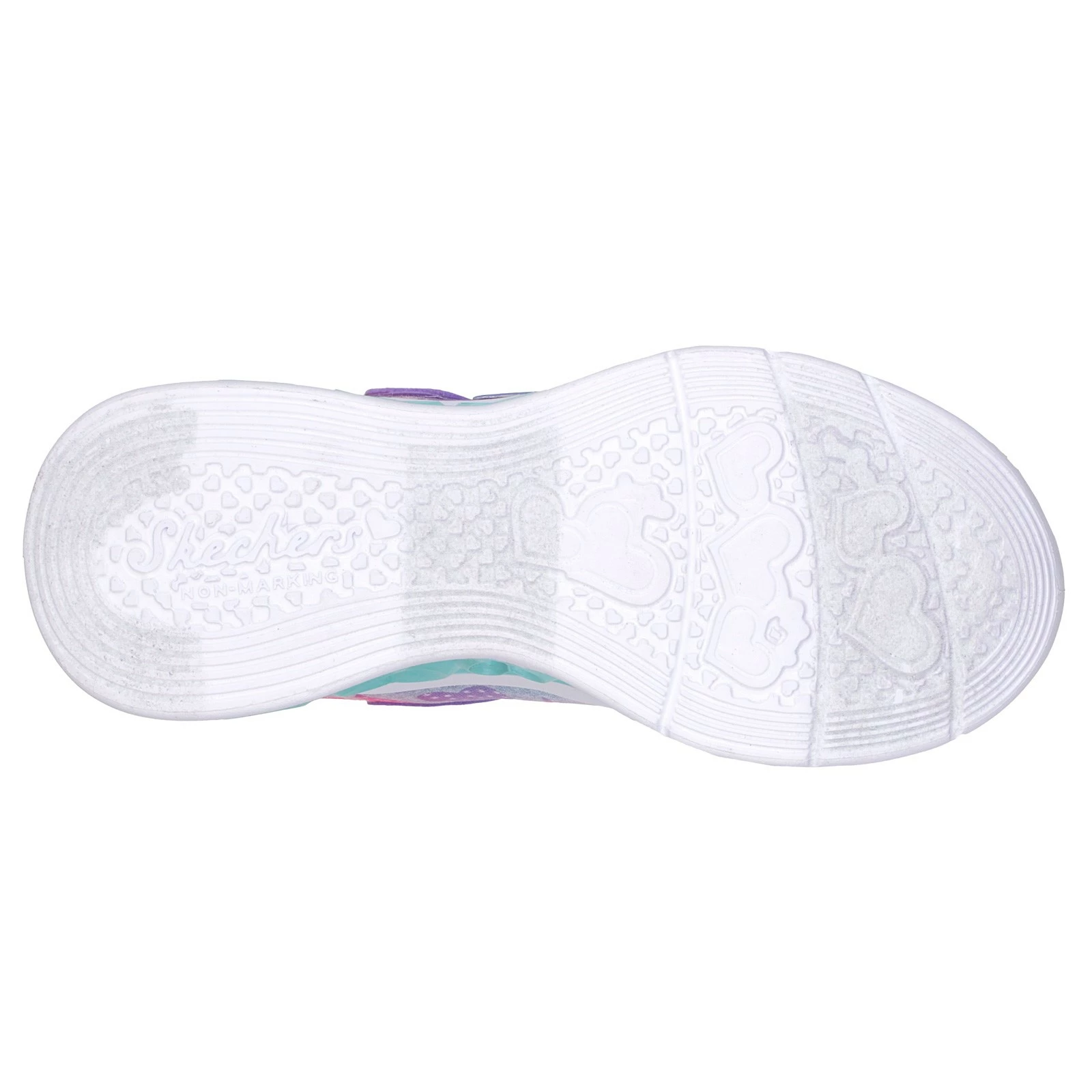 Girl's Skechers, Flutter Heart Lights - Simply Love Sneaker - Little Kid 5 Girl's Skechers, Flutter Heart Lights - Simply Love Sneaker - Little Kid - Image 5