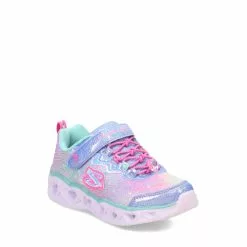 Girl's Skechers, Heart Lights - Bright Spirit Sneaker