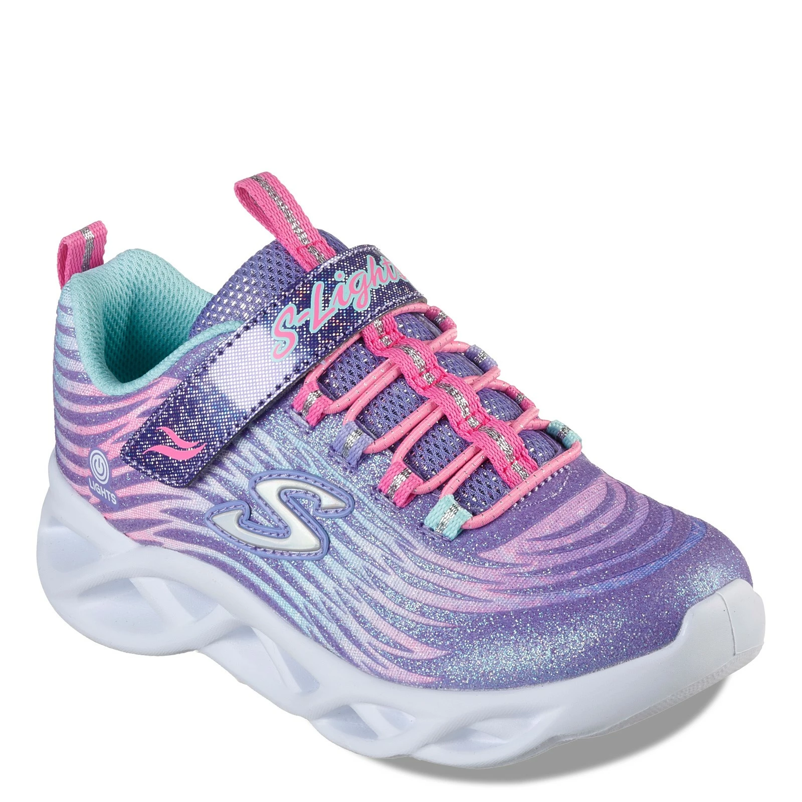 Girl's Skechers, S Lights: Twisty Brights - Mystical Bliss Sneaker - Little Kid 1 Girl's Skechers, S Lights: Twisty Brights - Mystical Bliss Sneaker - Little Kid