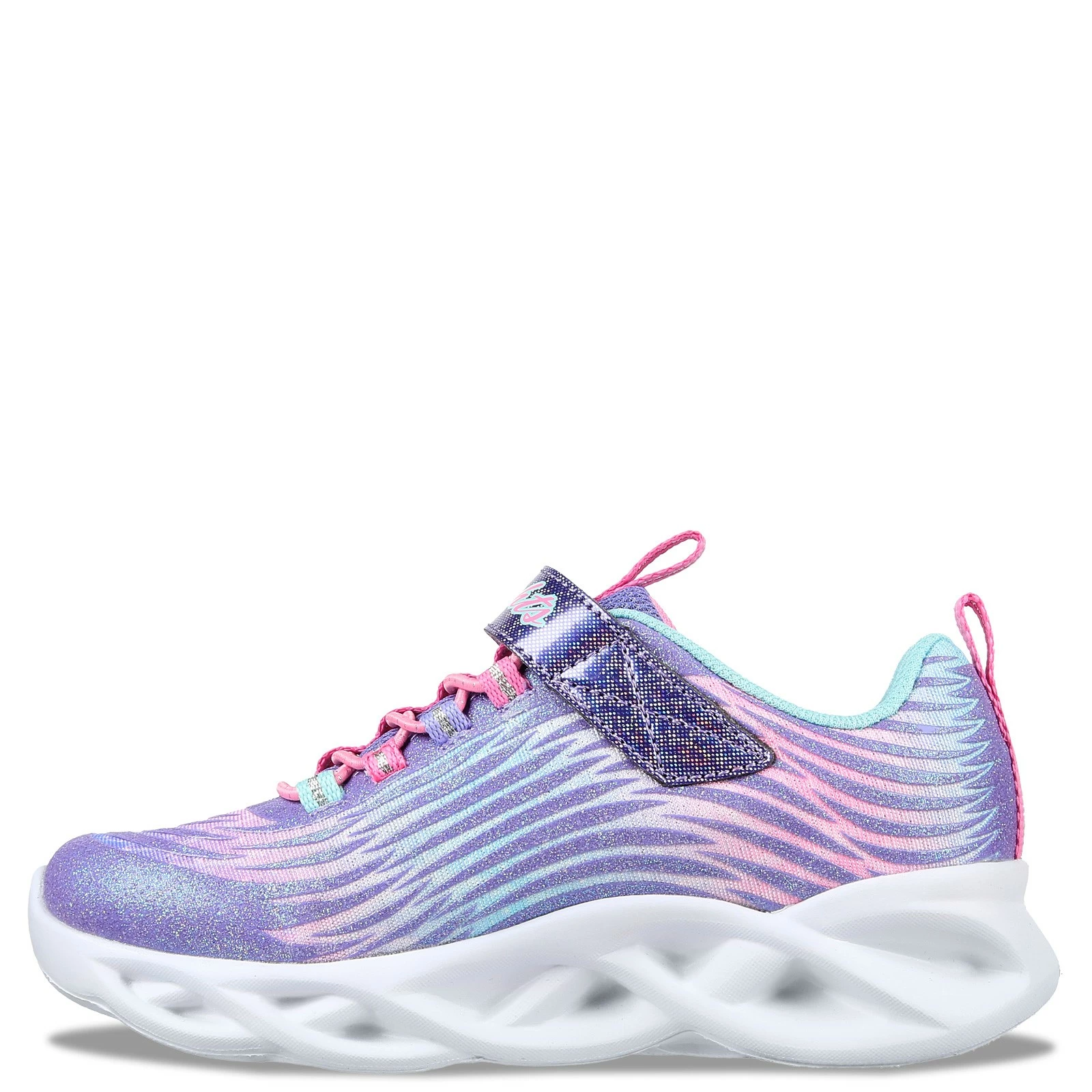Girl's Skechers, S Lights: Twisty Brights - Mystical Bliss Sneaker - Little Kid 3 Girl's Skechers, S Lights: Twisty Brights - Mystical Bliss Sneaker - Little Kid - Image 3