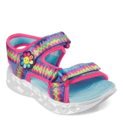 Girl's Skechers, Heart Lights - Miss Vibrant Sandal - Little Kid