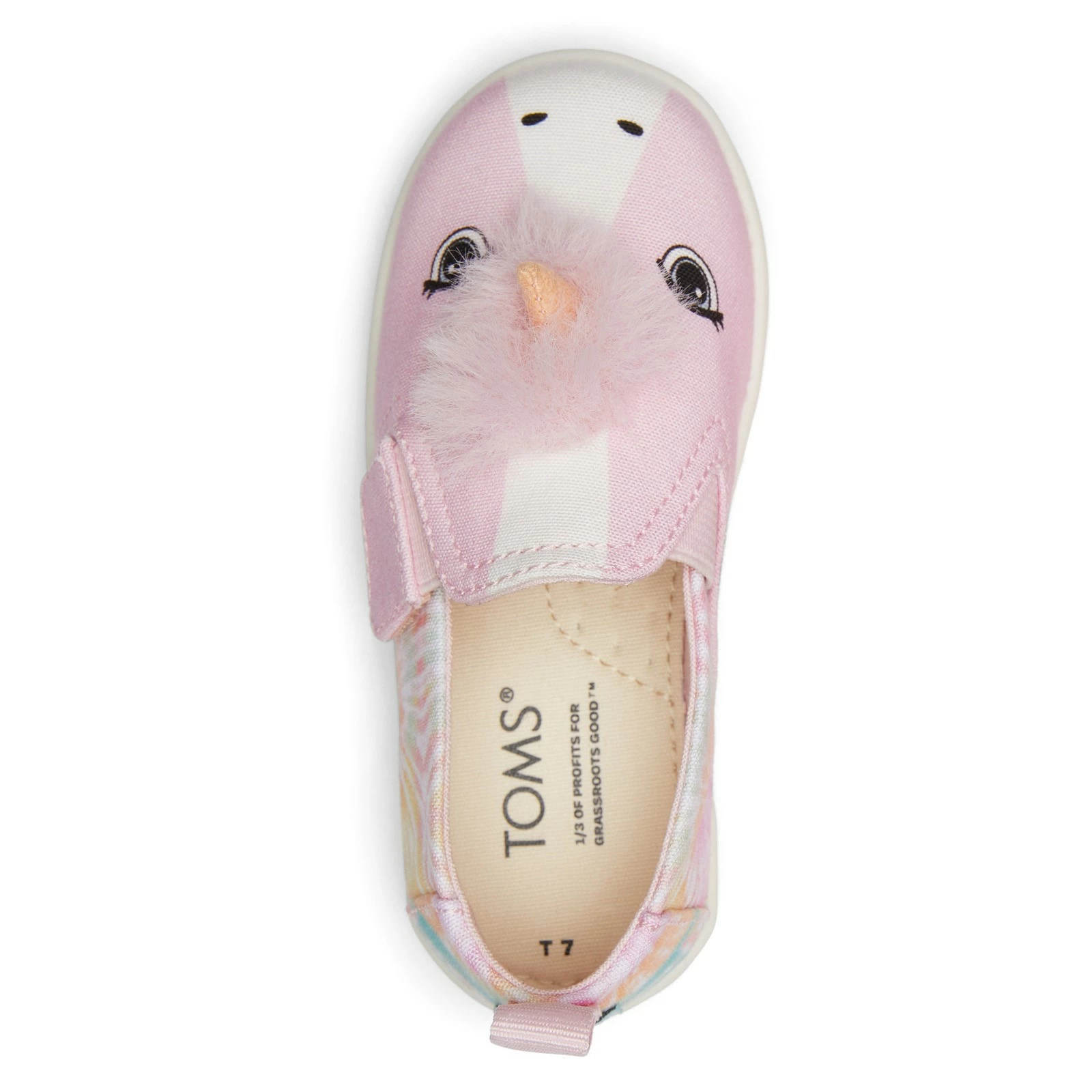 Girl's Toms, Alpargata Tiny Slip-On - Toddler 4 Girl's Toms, Alpargata Tiny Slip-On - Toddler - Image 4