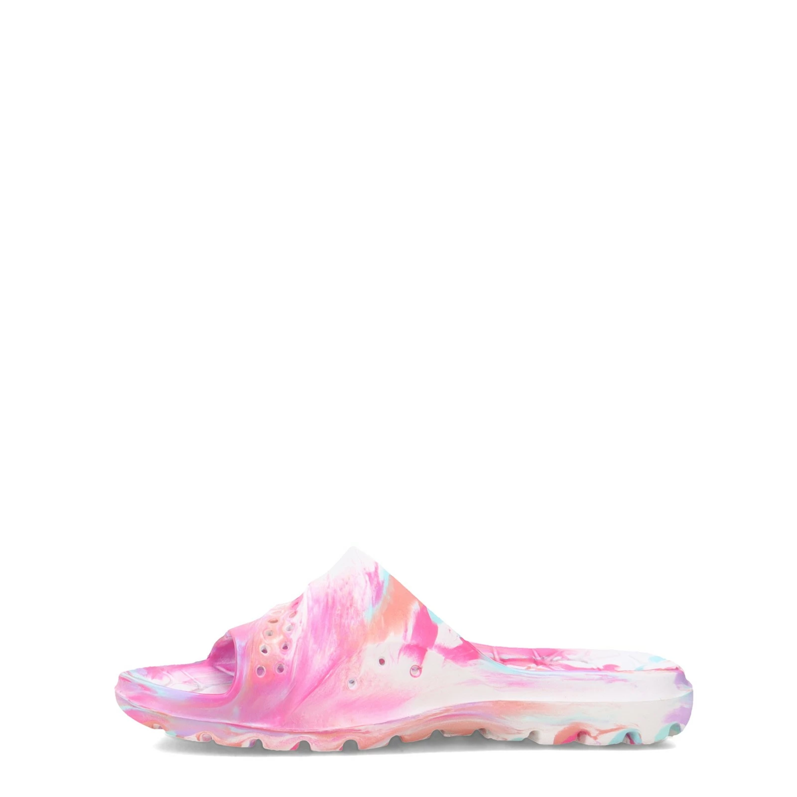 Girl's Skechers, Hogan Color Splashed Slide Sandal - Little Kid & Big Kid 4 Girl's Skechers, Hogan Color Splashed Slide Sandal - Little Kid & Big Kid - Image 4
