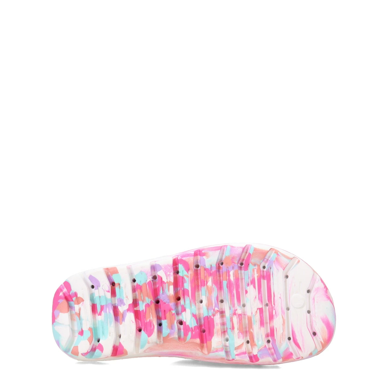 Girl's Skechers, Hogan Color Splashed Slide Sandal - Little Kid & Big Kid 7 Girl's Skechers, Hogan Color Splashed Slide Sandal - Little Kid & Big Kid - Image 7