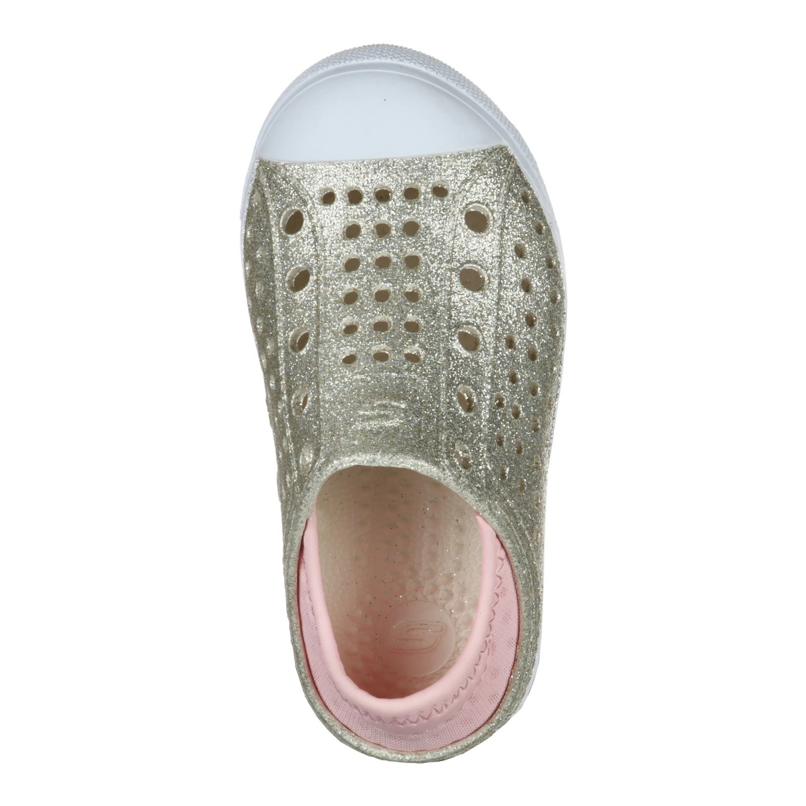 Girl's Skechers, Foamies: Guzman Steps - Glitter Mist - Toddler 4 Girl's Skechers, Foamies: Guzman Steps - Glitter Mist - Toddler - Image 4