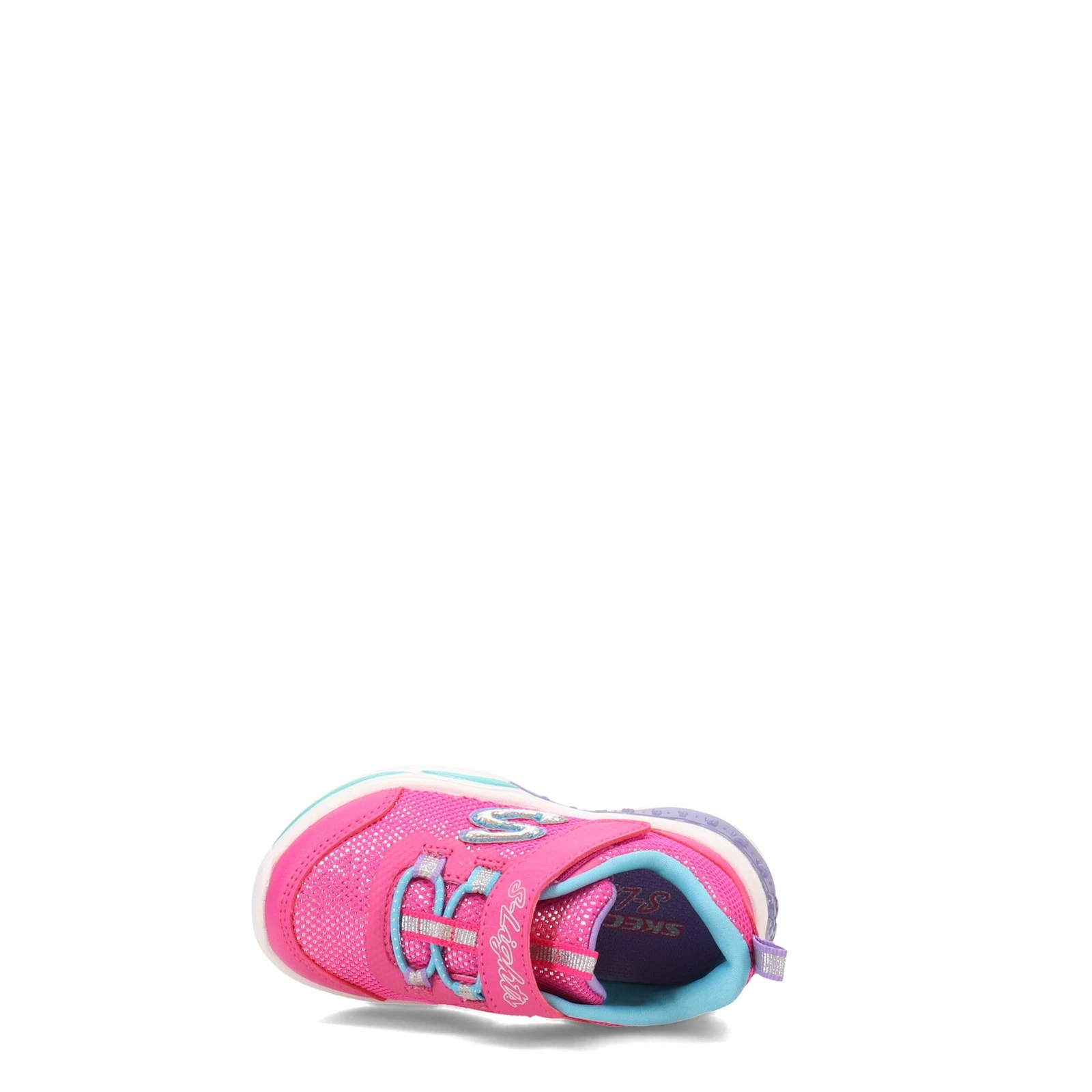 Girl's Skechers, S Lights: Power Petals - Toddler 6 Girl's Skechers, S Lights: Power Petals - Toddler - Image 6