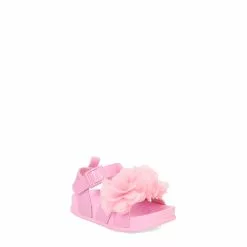 Girl's Laura Ashley, La Flower Sandal - Toddler