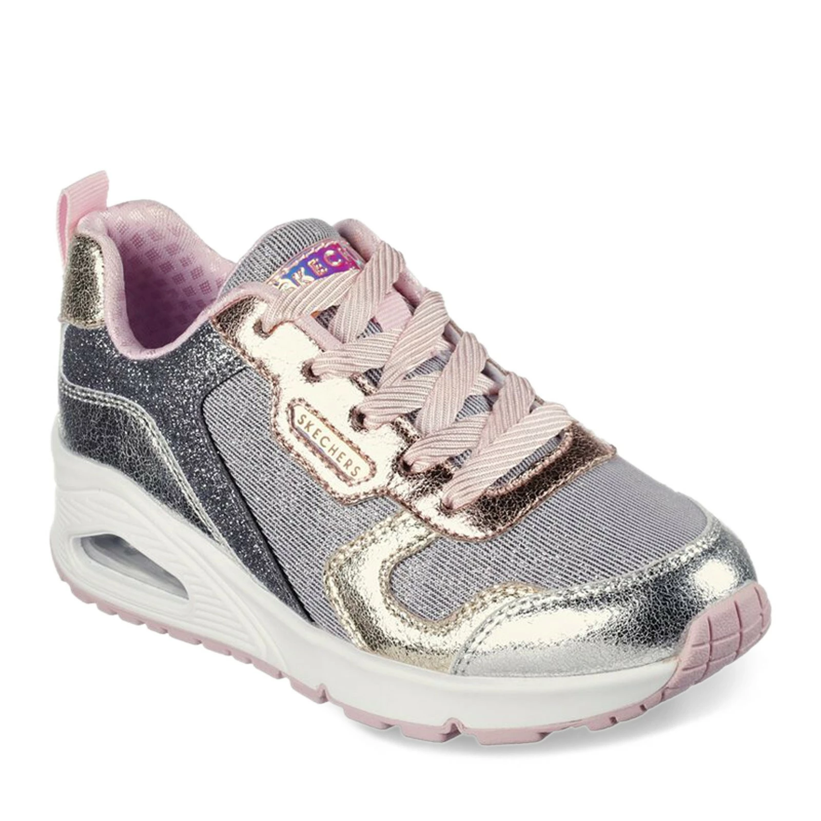 Girl's Skechers Street, Uno - Metallic Remix Sneaker - Little Kid & Big Kid 1 Girl's Skechers Street, Uno - Metallic Remix Sneaker - Little Kid & Big Kid