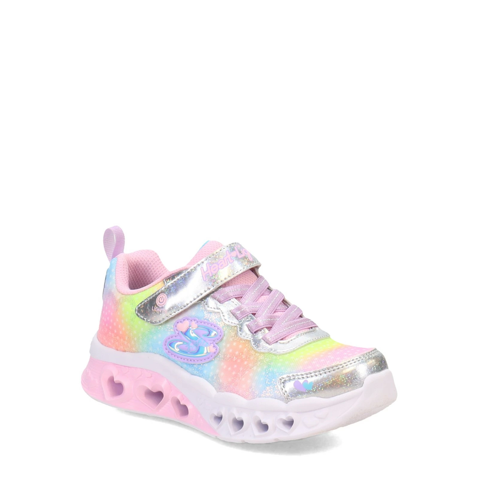 Girl's Skechers, Flutter Heart Lights - Simply Love Sneaker - Little Kid 1 Girl's Skechers, Flutter Heart Lights - Simply Love Sneaker - Little Kid