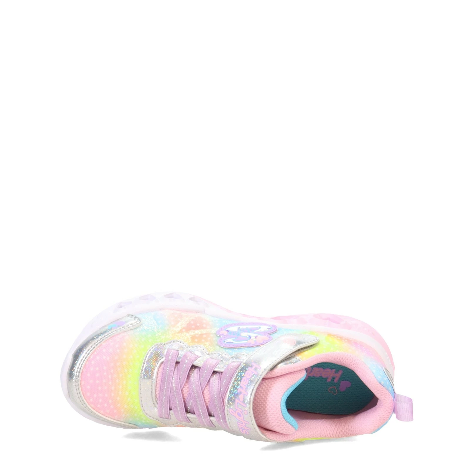 Girl's Skechers, Flutter Heart Lights - Simply Love Sneaker - Little Kid 6 Girl's Skechers, Flutter Heart Lights - Simply Love Sneaker - Little Kid - Image 6