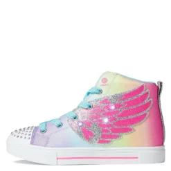 Girl's Skechers, Twinkle Sparks - Wing Charm Sneaker - Little Kid -Shoes Sales Store 1 2618186 ZM 4