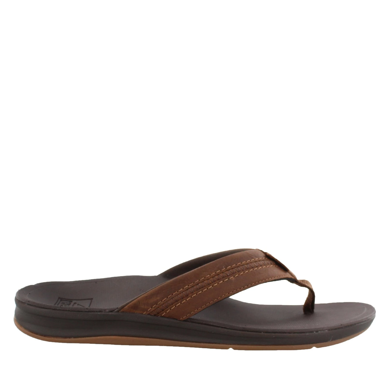 Men's Reef, Ortho Bounce Coast Leather Thong Sandals 1 Men's Reef, Ortho Bounce Coast Leather Thong Sandals