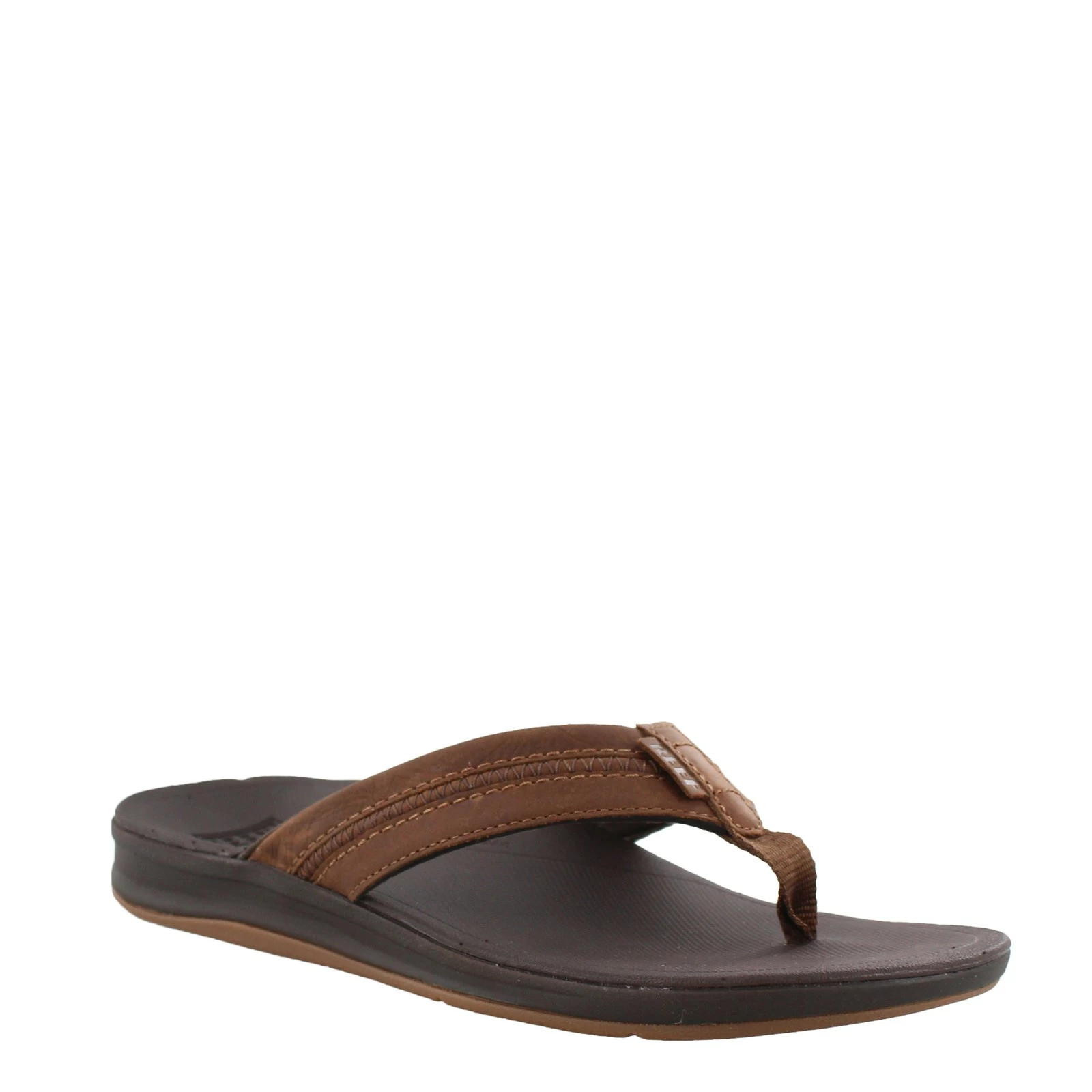 Men's Reef, Ortho Bounce Coast Leather Thong Sandals 2 Men's Reef, Ortho Bounce Coast Leather Thong Sandals - Image 2
