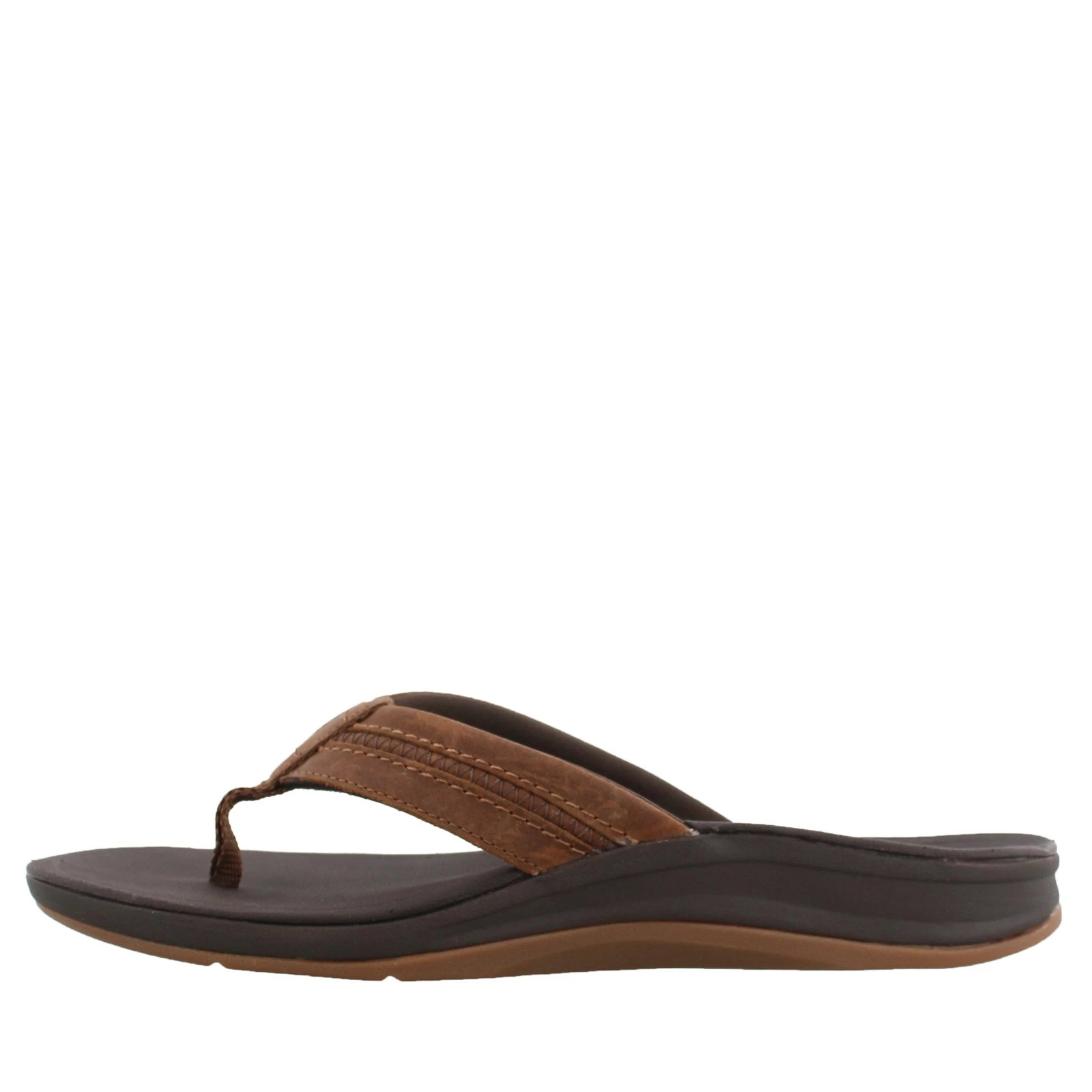 Men's Reef, Ortho Bounce Coast Leather Thong Sandals 4 Men's Reef, Ortho Bounce Coast Leather Thong Sandals - Image 4