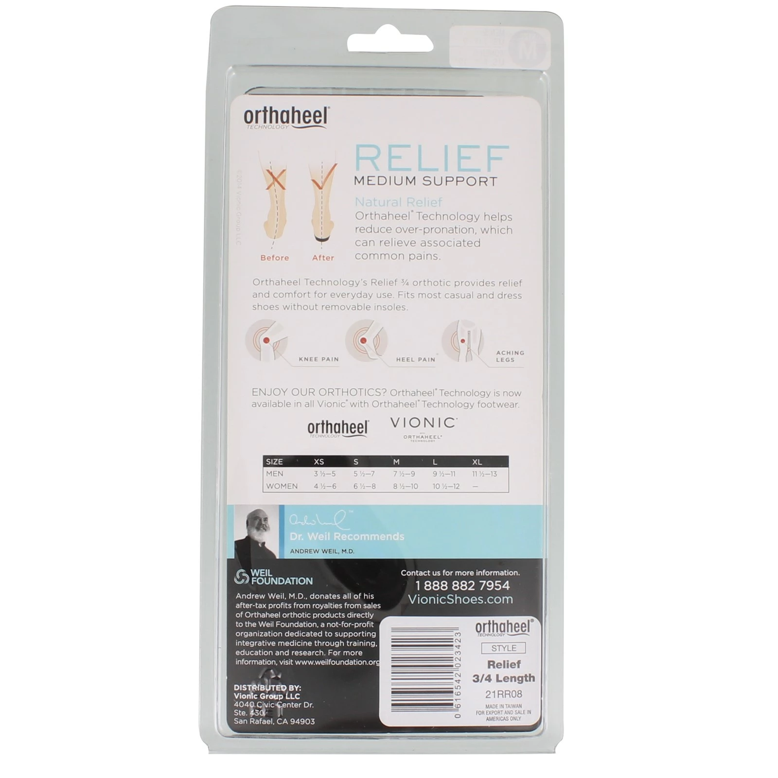 Vionic, Relief 3/4 Length Orthotic Insert 3 Vionic, Relief 3/4 Length Orthotic Insert - Image 3